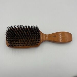 Vintage Sears satinwood & boar bristle hair brush hairbrush # 6322
